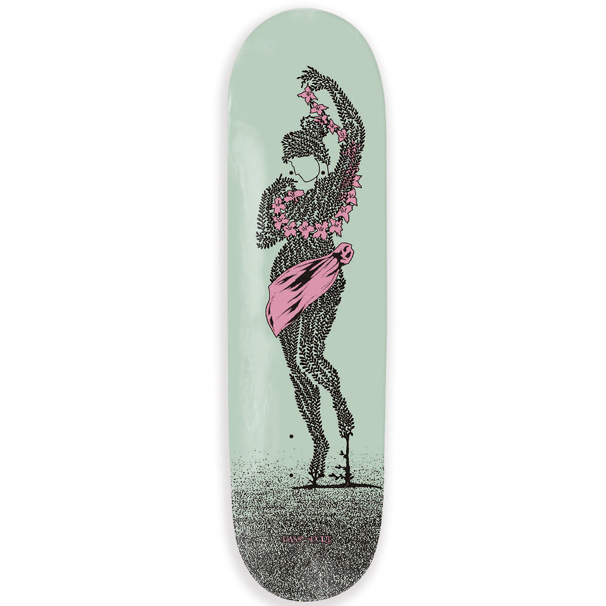 Pass Port Stem Sirens Flower Chain Skateboard Deck 8.5 Pass Port Stem Sirens Flower Chain Skateboard Deck 8.5