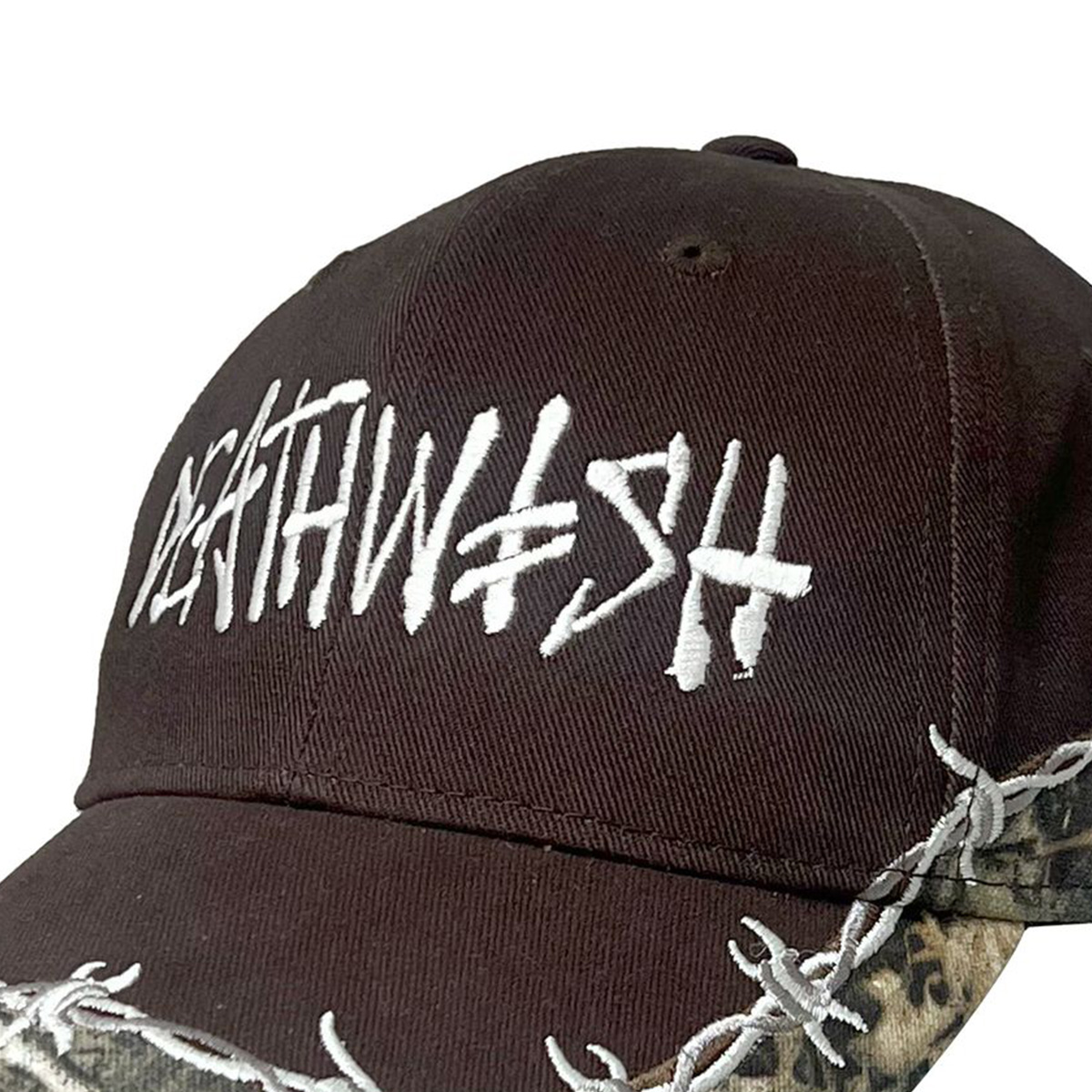 Deathwish Deathspray Barbed Wire 6 Panel Cap Deathwish Deathspray Barbed Wire 6 Panel Cap