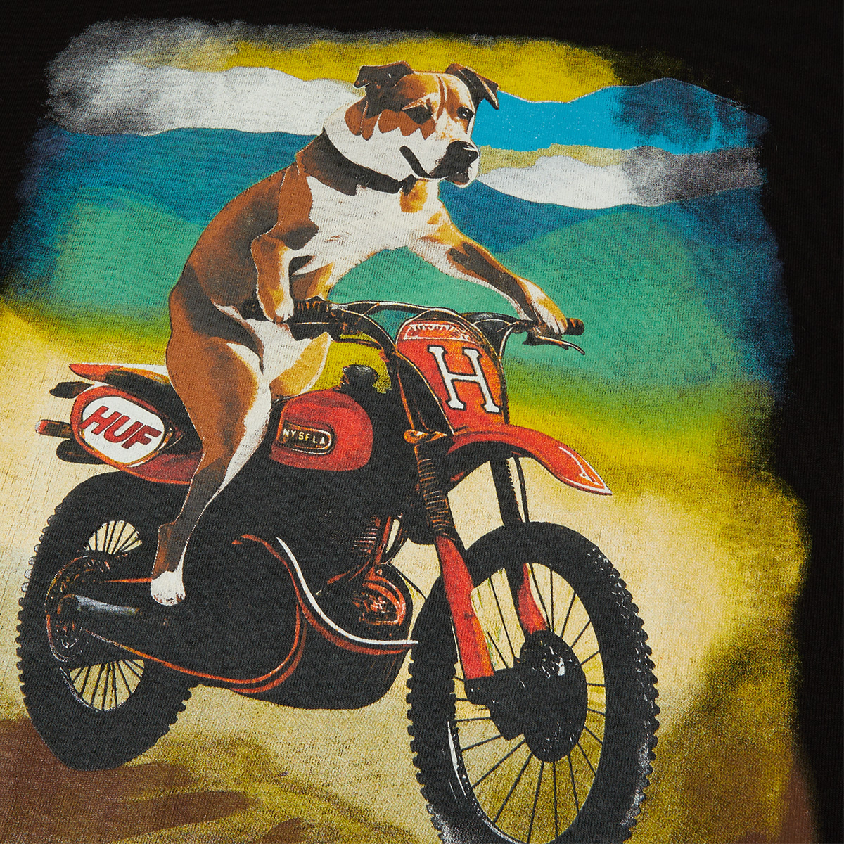HUF Road Dog T-Shirt Black