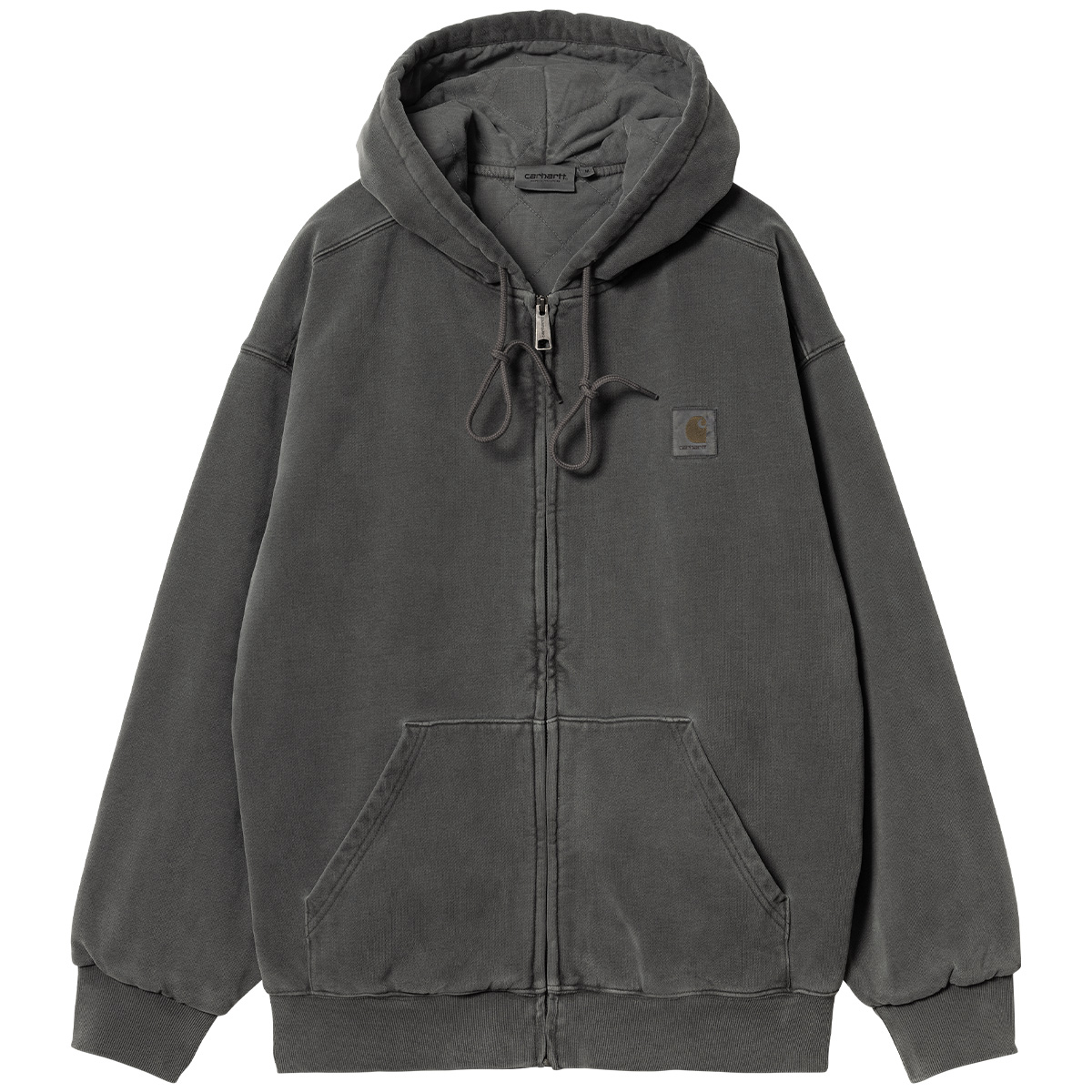 Carhartt WIP Hooded Vista Jacket Black Garment Dyed Carhartt WIP Hooded Vista Jacket Black Garment Dyed