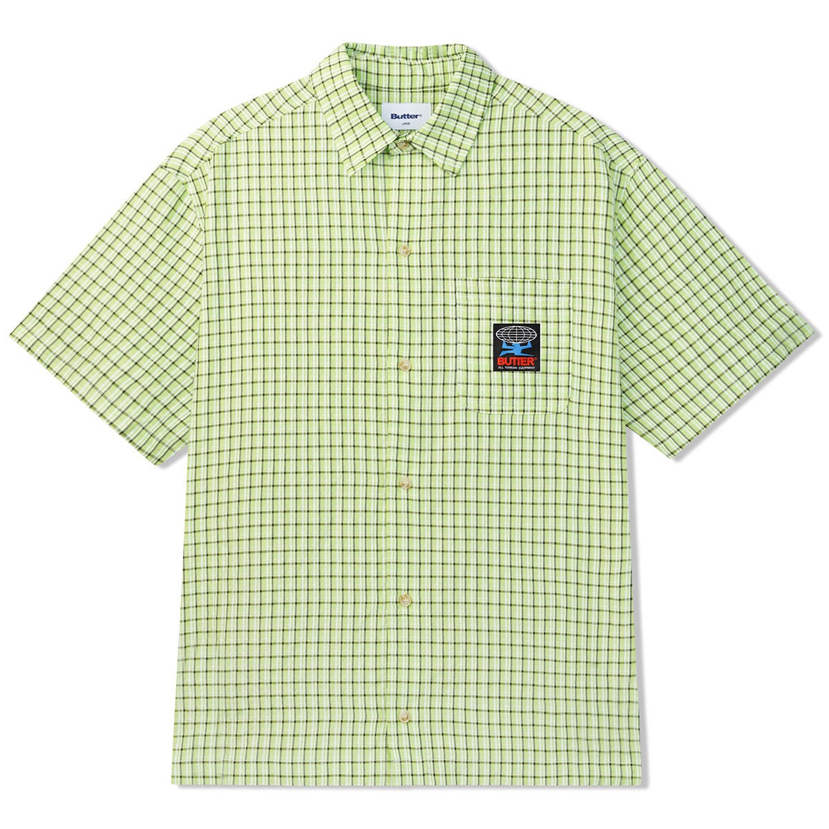 Butter Goods Terrain Shirt Lime/Black