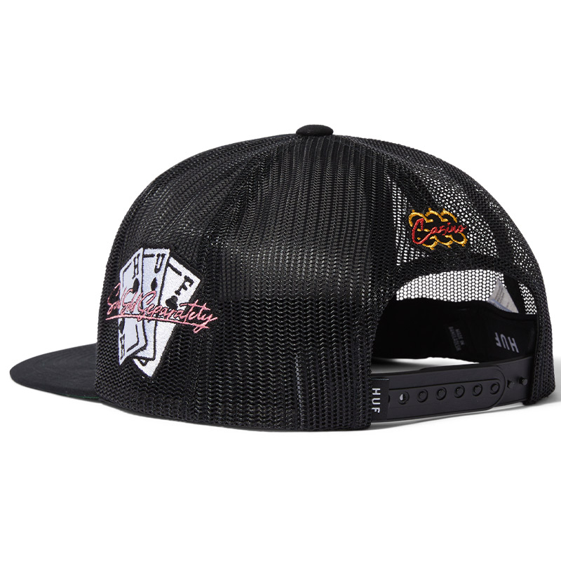HUF X Freddie Gibbs Triple 7 Trucker Hat Black