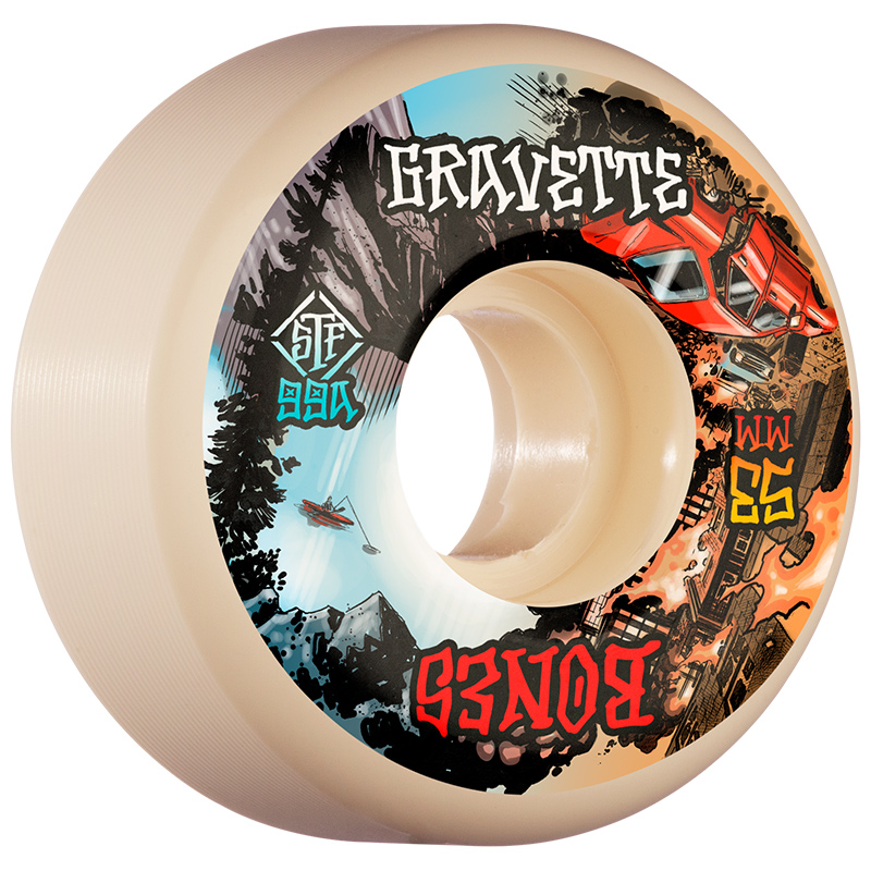 Bones STF Gravette Heaven & Hell V2 Locks Wheels 99A 53mm