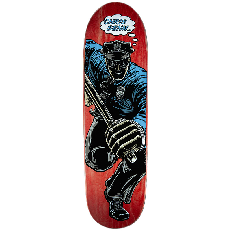 Powell Peralta Chris Senn Cop Skateboard Deck Shape 305 9.13