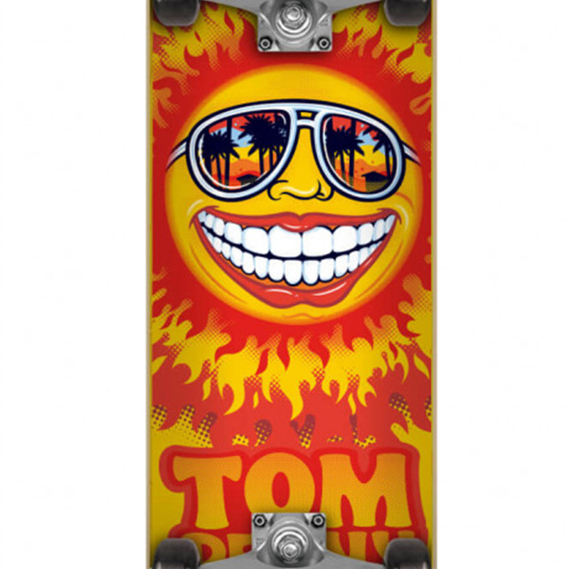 Flip Penny Sun Complete Skateboard 7.87