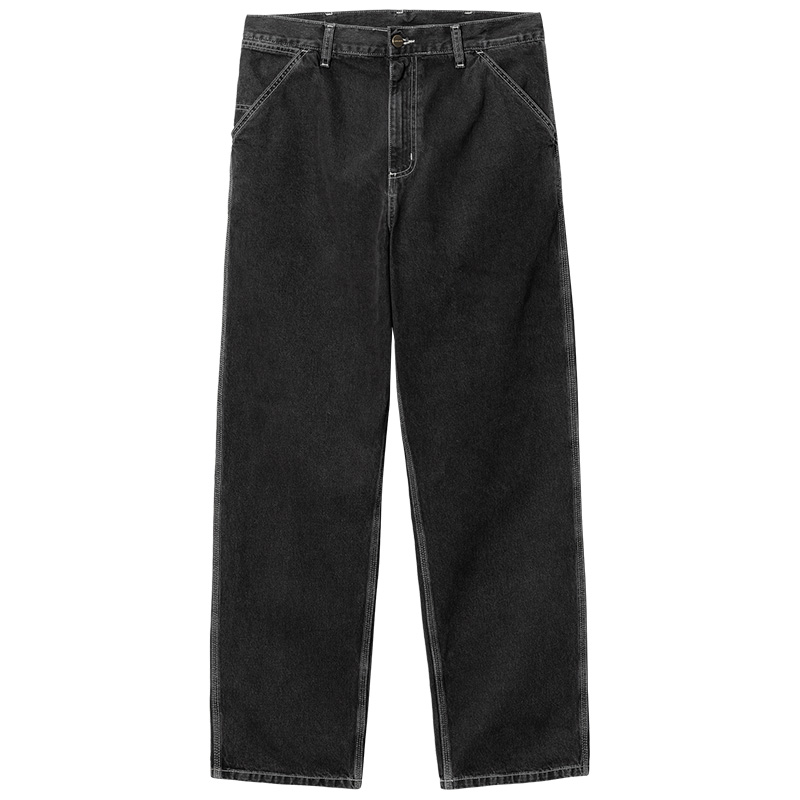 Carhartt WIP Simple Pant Black Stone Washed Carhartt WIP Simple Pant Black Stone Washed