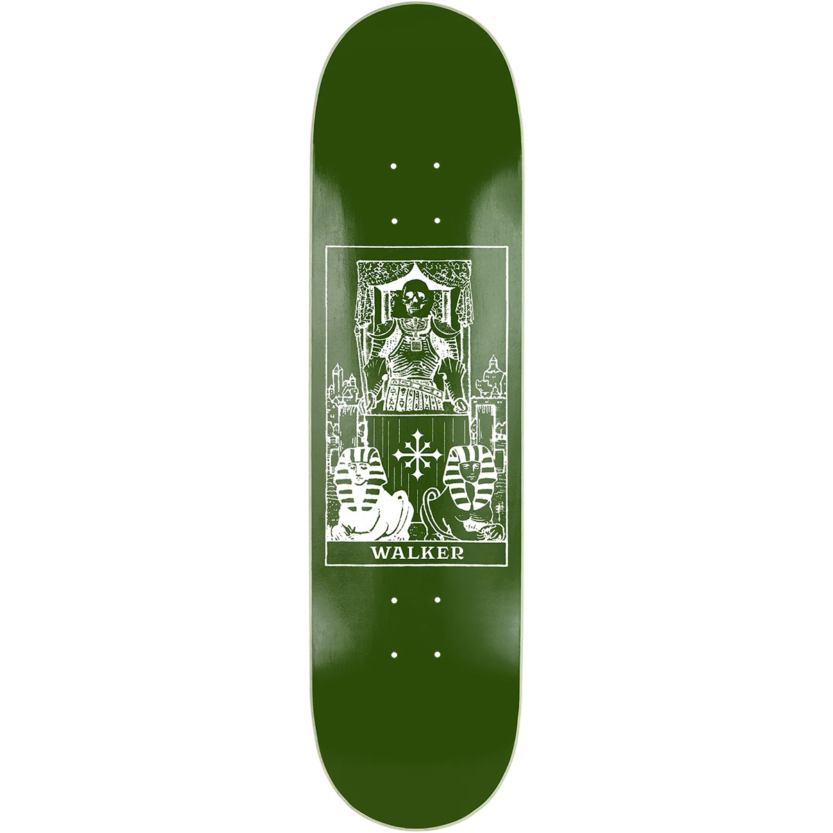 Disorder Walker Card Skateboard Deck Green 8.125