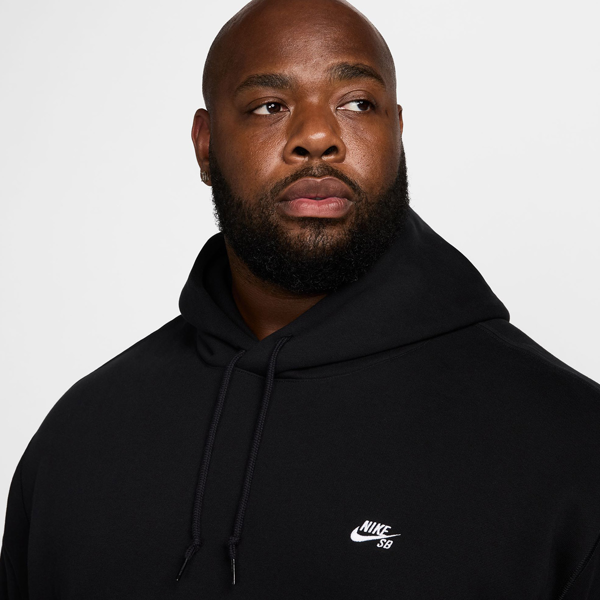 Nike SB Fleece Hooded Sweater Essentials Logo Black/White