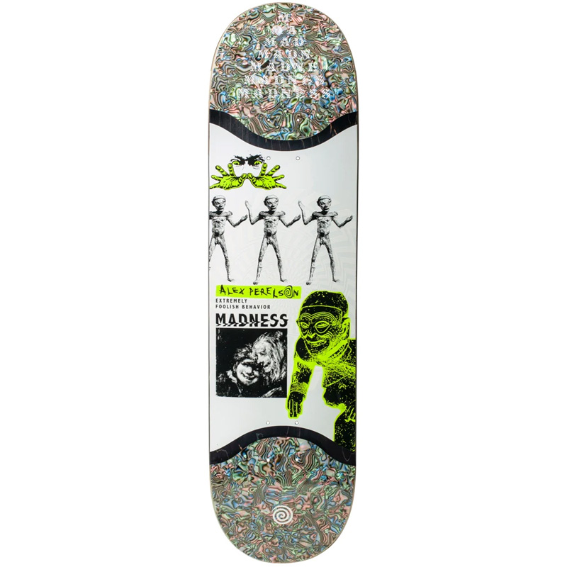 Madness Alex Delusion Super Sap R7 Slick Skateboard Deck 8.38