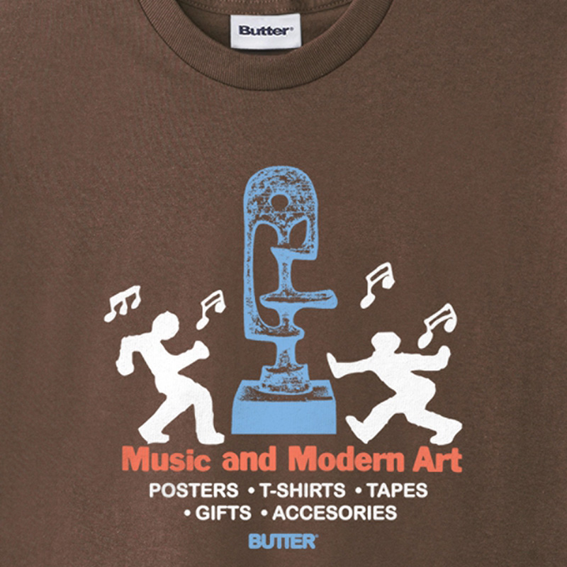 Butter Goods Gallery T-Shirt Brown Butter Goods Gallery T-Shirt Brown