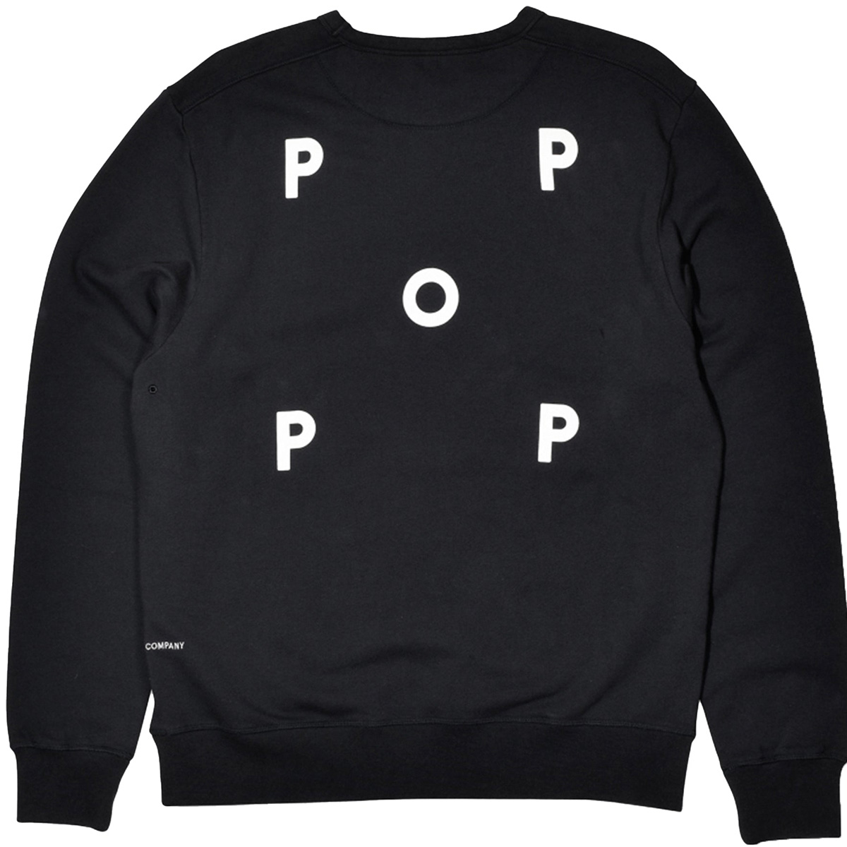 POP Logo Crewneck Sweater Black/White