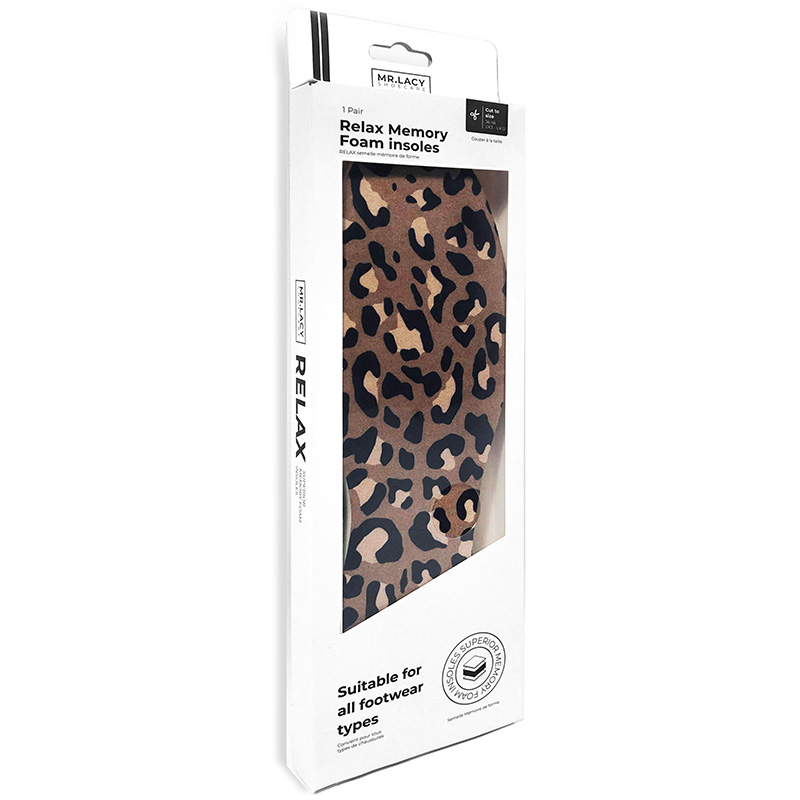 Mr.Lacy Insoles Print Pack Leopard Brown Mr.Lacy Insoles Print Pack Leopard Brown