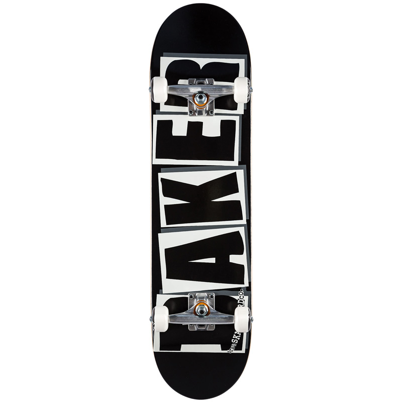 Baker Brand Logo Complete Skateboard Black 8.25