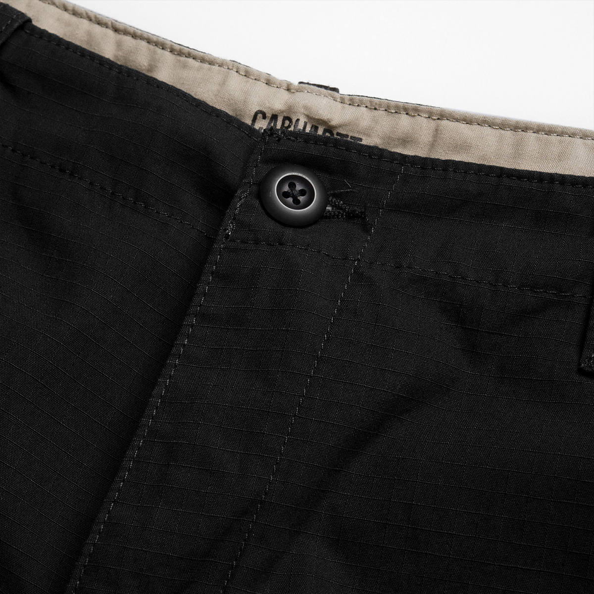 Carhartt WIP Aviation Short Black Rinsed