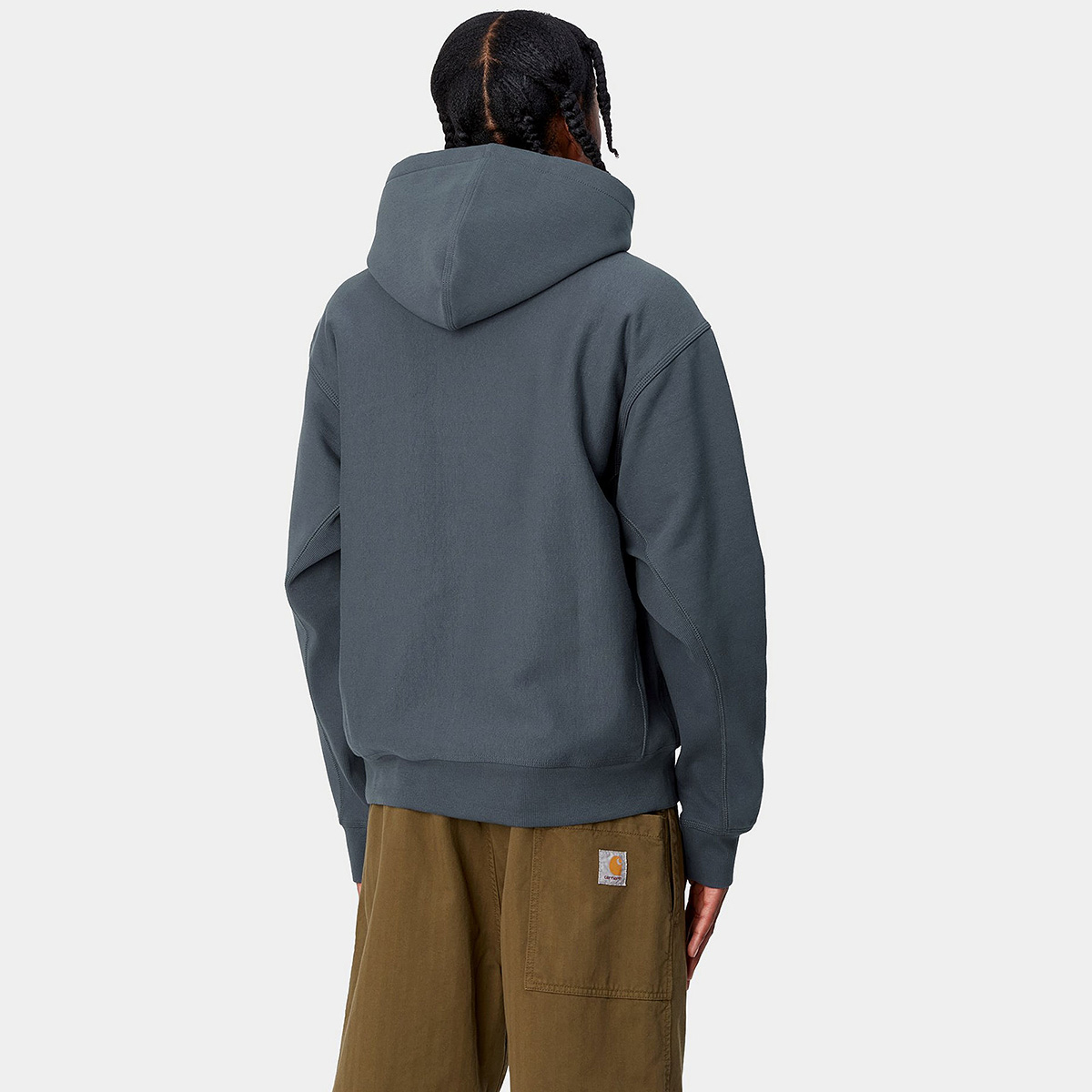 Carhartt WIP American Script Hooded Sweater Zeus Carhartt WIP American Script Hooded Sweater Zeus