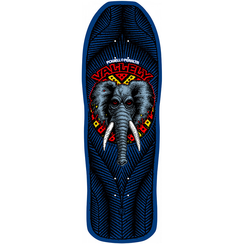 Powell Peralta Vallely Elephant 06 Skateboard Deck Navy Shape 163 10.0