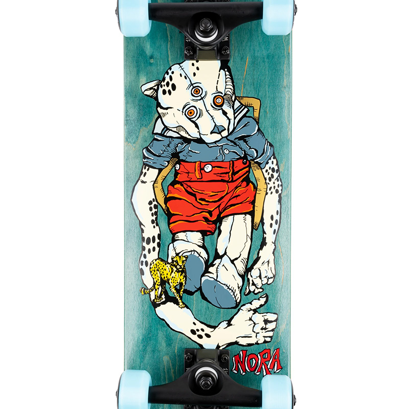 Welcome Teddy Nora Complete Skateboard Teal 7.75 Welcome Teddy Nora Complete Skateboard Teal 7.75