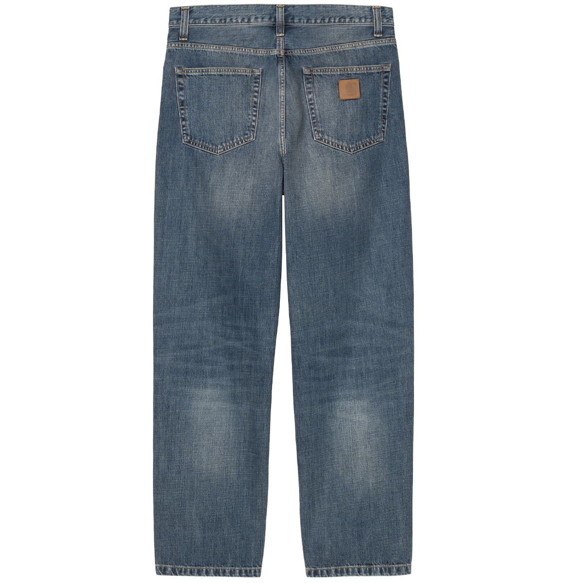 Carhartt WIP Aaron Pant Blue Dark Used Wash