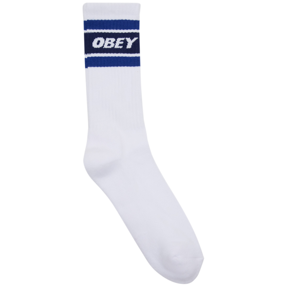 Obey Cooper II Socks White/Blue White/Blue