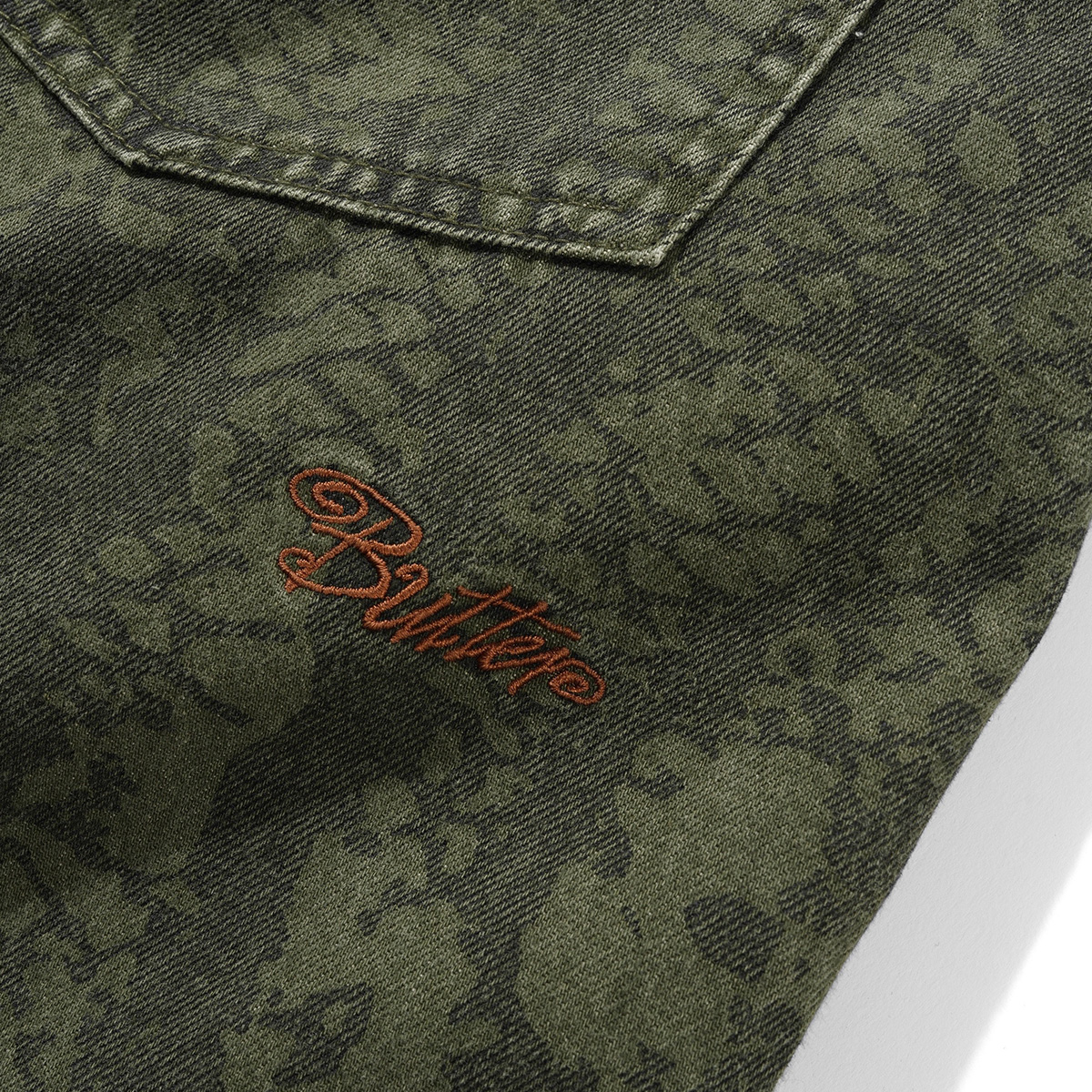 Butter Goods Garage Denim Jeans Lowland Camo