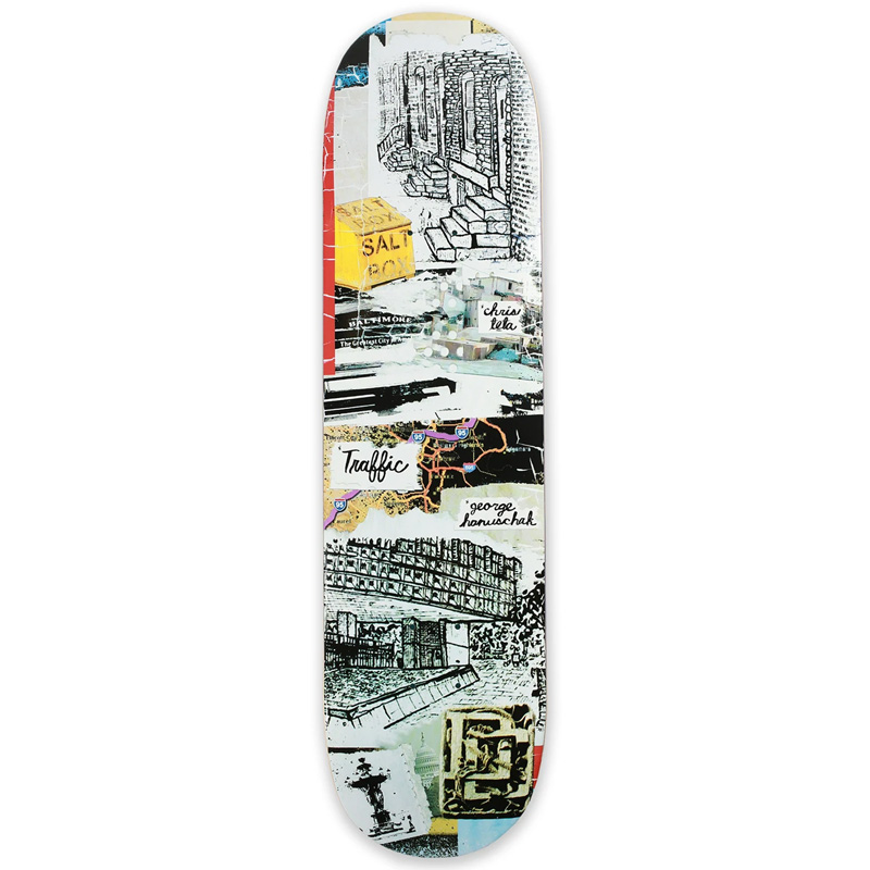 Traffic Teta & Hanuschak DMV Skateboard Deck 8.0