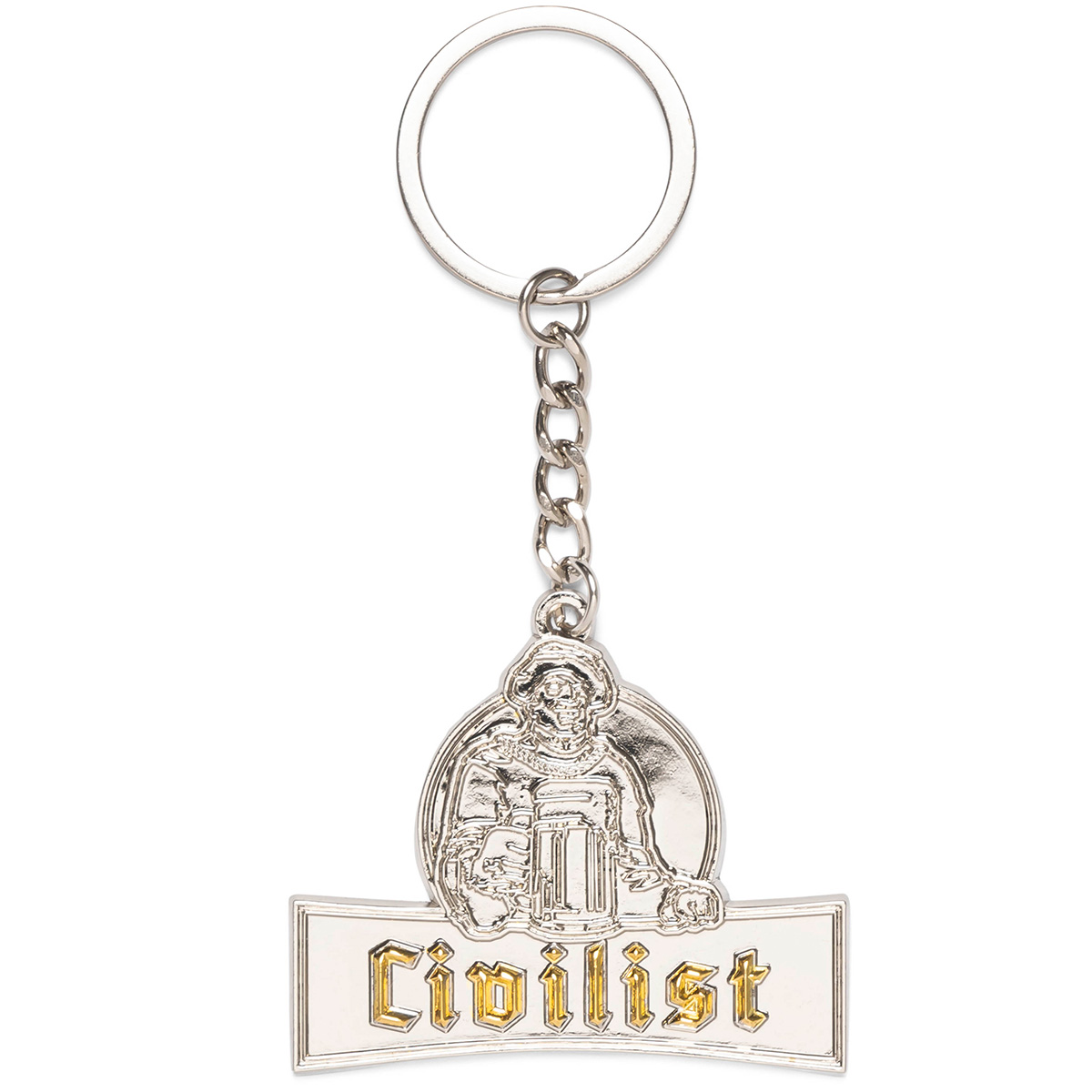 Civilist Schulle Chrome Keychain Silver Civilist Schulle Chrome Keychain Silver
