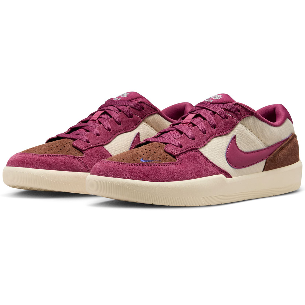 Nike SB Force 58 Pale Ivory/Sweet Beet-Fauna Brown-Pale Ivory-Persian Violet-Phantom Nike SB Force 58 Pale Ivory/Sweet Beet-Fauna Brown-Pale Ivory-Persian Violet-Phantom