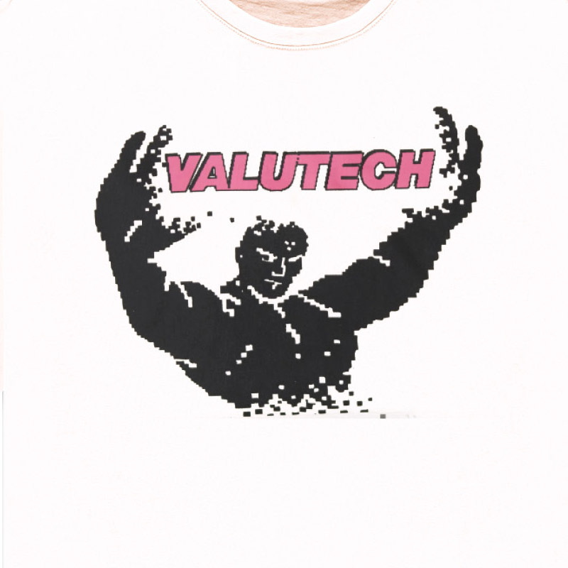 Valuta Valutech T-Shirt Vanilla White Valuta Valutech T-Shirt Vanilla White