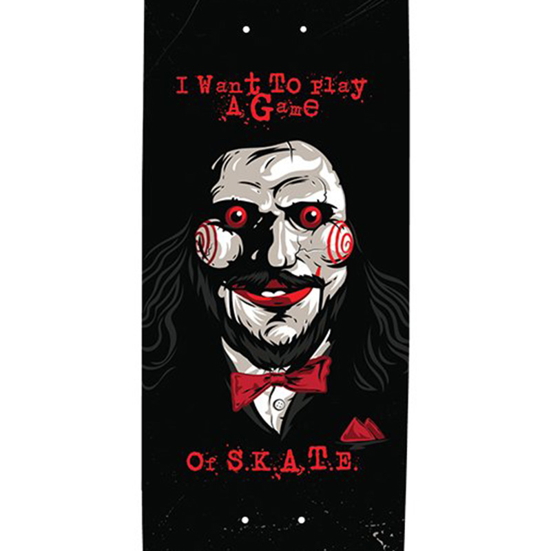 Thank You Torey Pudwill Play A Game Skateboard Deck Black 8.25 Thank You Torey Pudwill Play A Game Skateboard Deck Black 8.25
