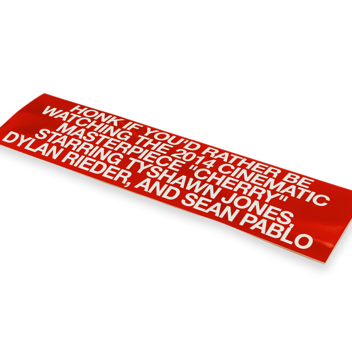 Jenkem Bumper Sticker Cherry Jenkem Bumper Sticker Cherry