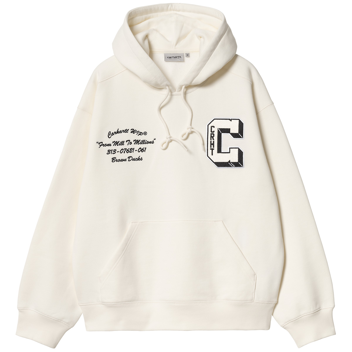 Carhartt WIP Hooded Brown Ducks Sweater Wax