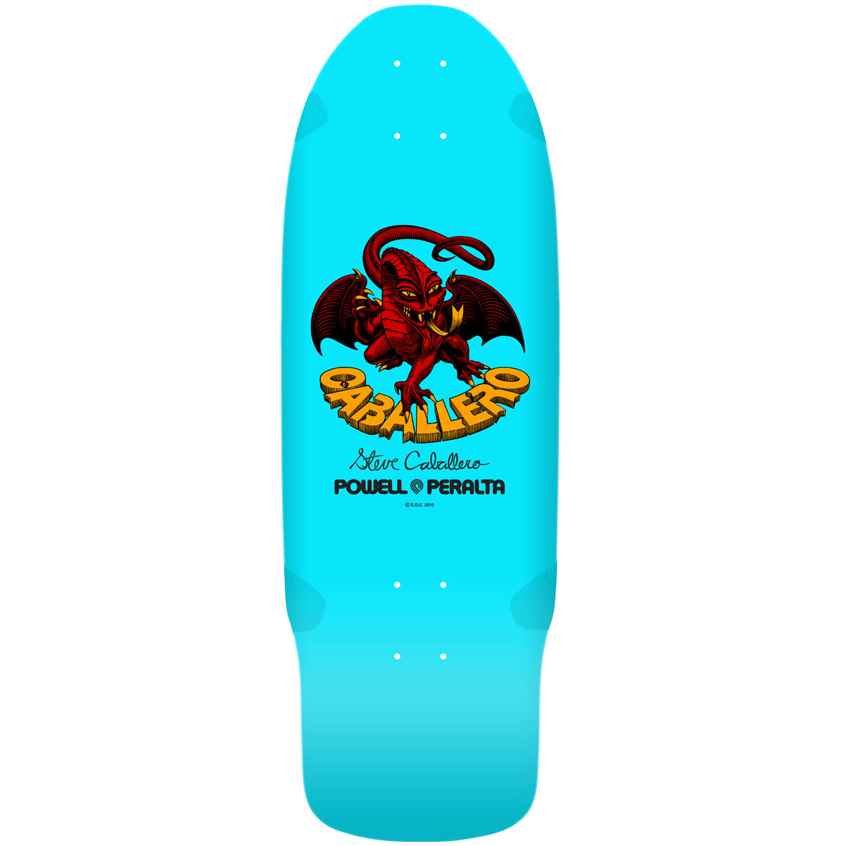Powell Peralta Bones Brigade Caballero Series 15 Skateboard Deck Light Blue 10.09