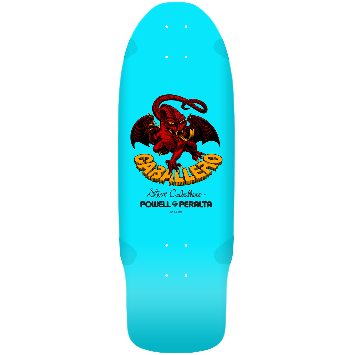 Powell Peralta Bones Brigade Caballero Series 15 Skateboard Deck Light Blue 10.09 Powell Peralta Bones Brigade Caballero Series 15 Skateboard Deck Light Blue 10.09