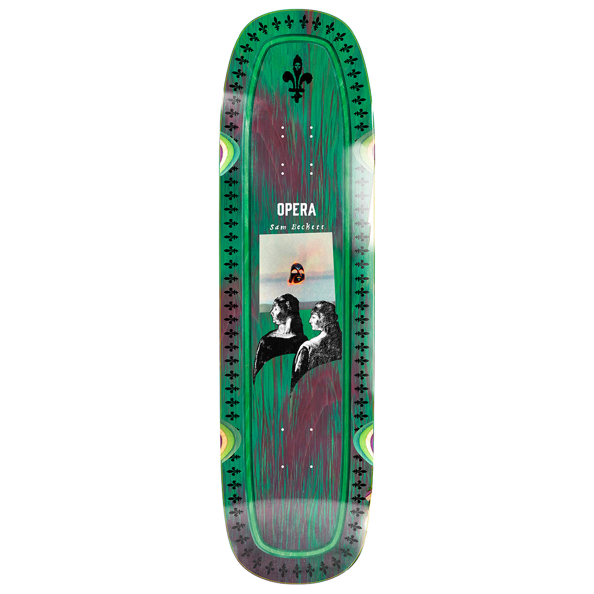 Opera Sam Beckett Saints Skateboard Deck 8.75 Opera Sam Beckett Saints Skateboard Deck 8.75