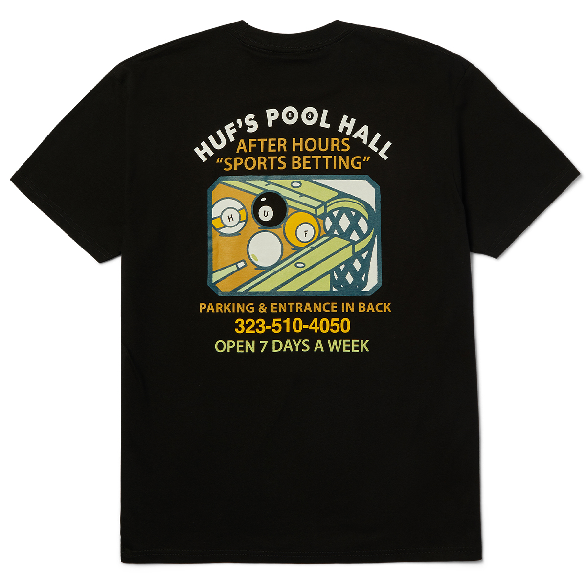 HUF Rack Em Up T-Shirt Black