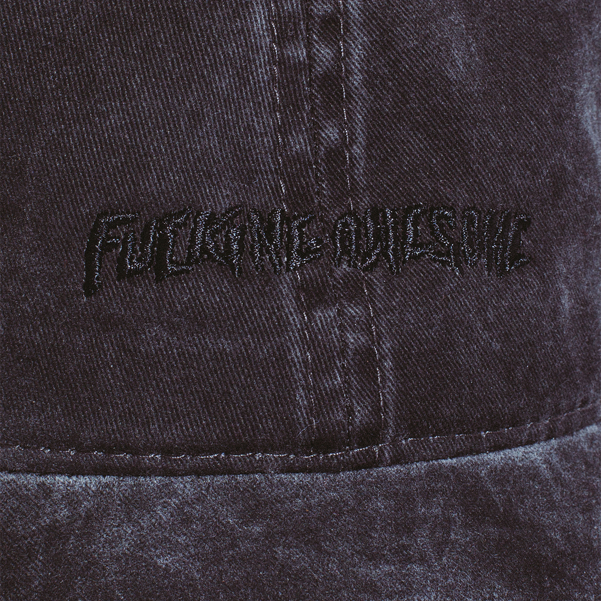 Fucking Awesome Tonal Little Stamp Logo 6 Panel Cap Black Fucking Awesome Tonal Little Stamp Logo 6 Panel Cap Black