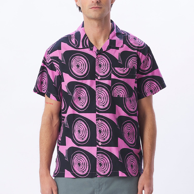 Obey Lankershim Woven Shirt Wild Rose Obey Lankershim Woven Shirt Wild Rose