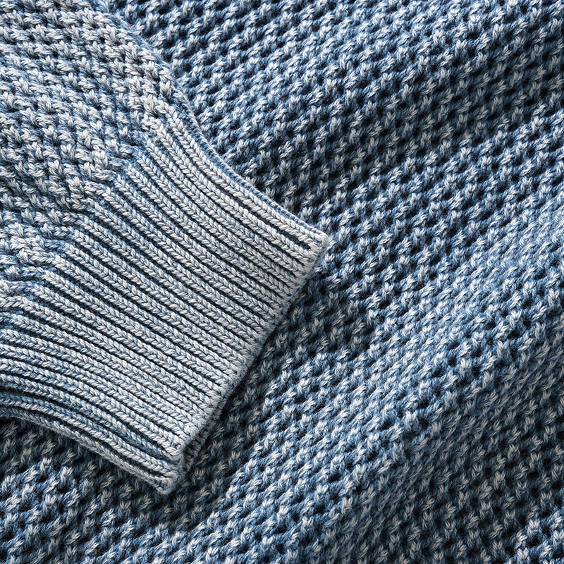 Butter Goods Washed Knitted Crewneck Sweater Washed Navy Butter Goods Washed Knitted Crewneck Sweater Washed Navy