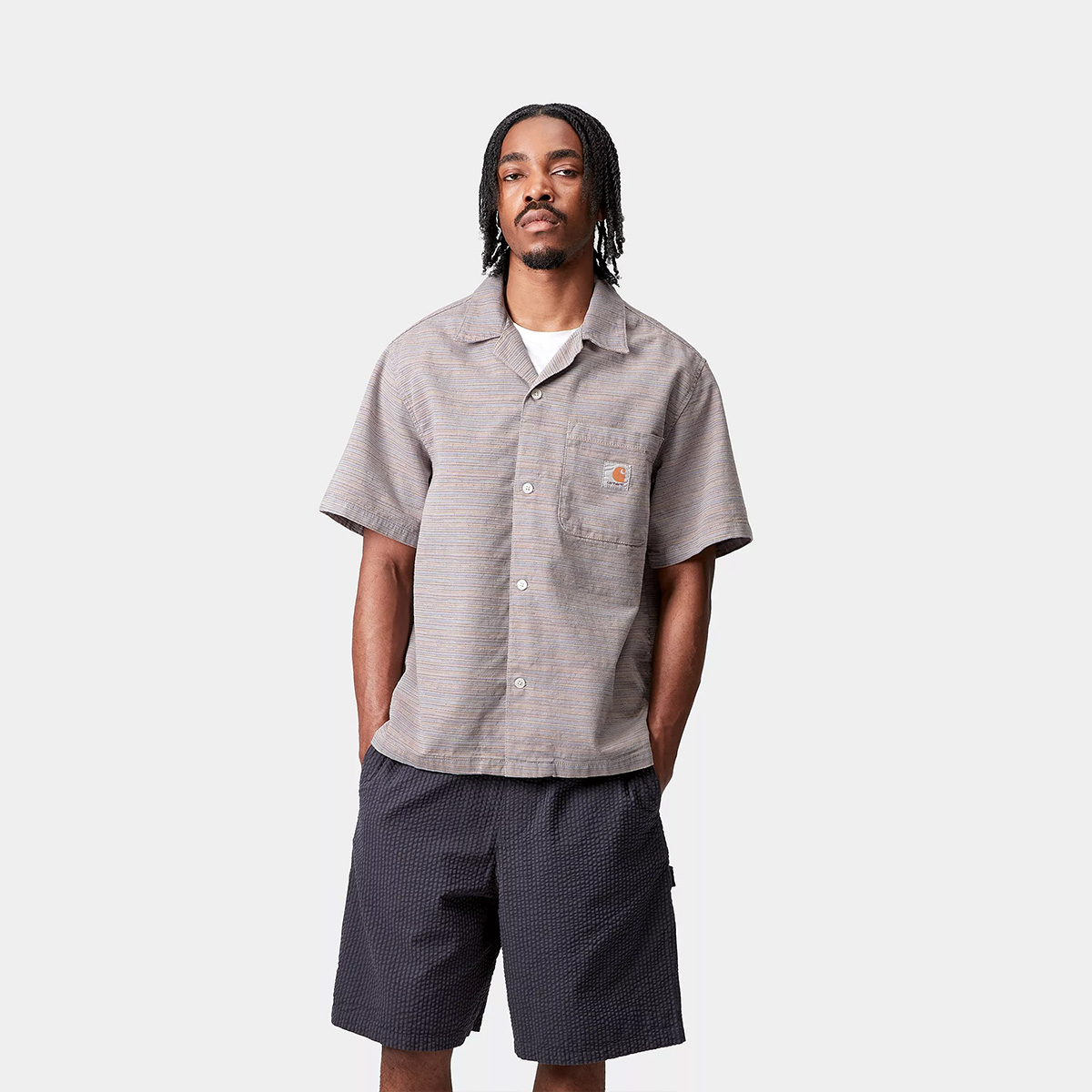 Carhartt WIP Gellar Shirt Gellar Stripe Wax Rinsed Carhartt WIP Gellar Shirt Gellar Stripe Wax Rinsed