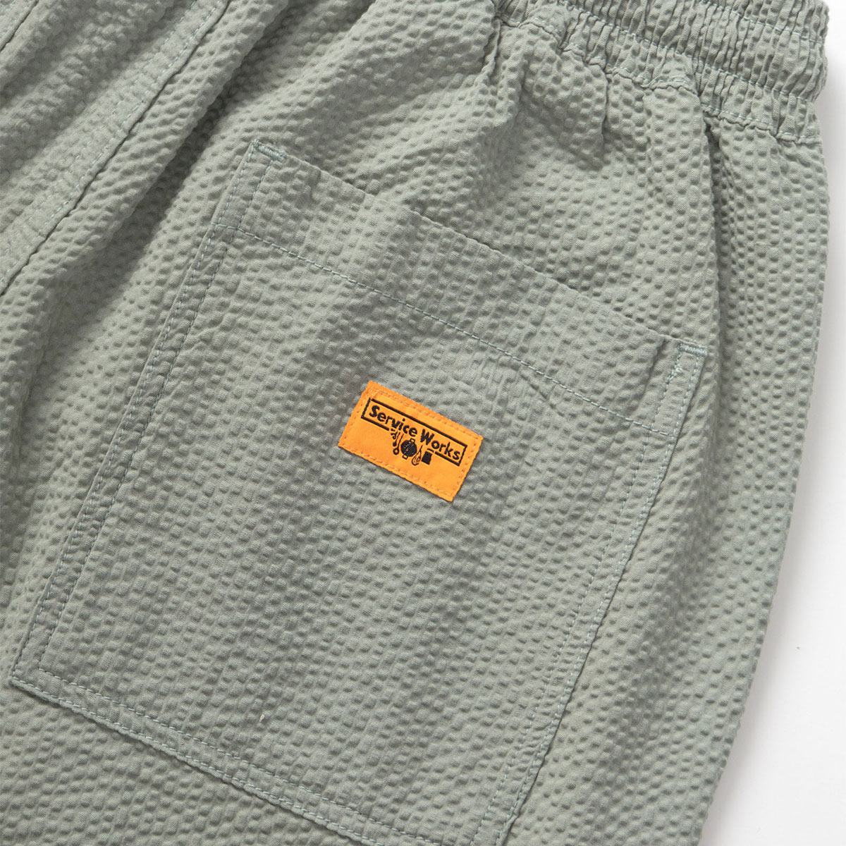 Service Works Seersucker Chef Pant Sage