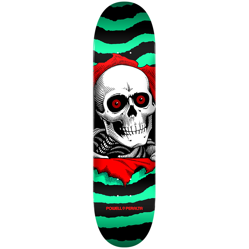 Powell Peralta Ripper Skateboard Deck Black/Mint 7.5