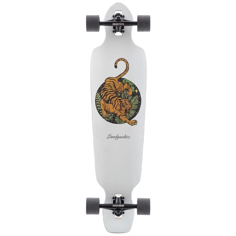 Landyachtz Battle Axe Paper Tiger Complete Drop Through Longboard 38.0