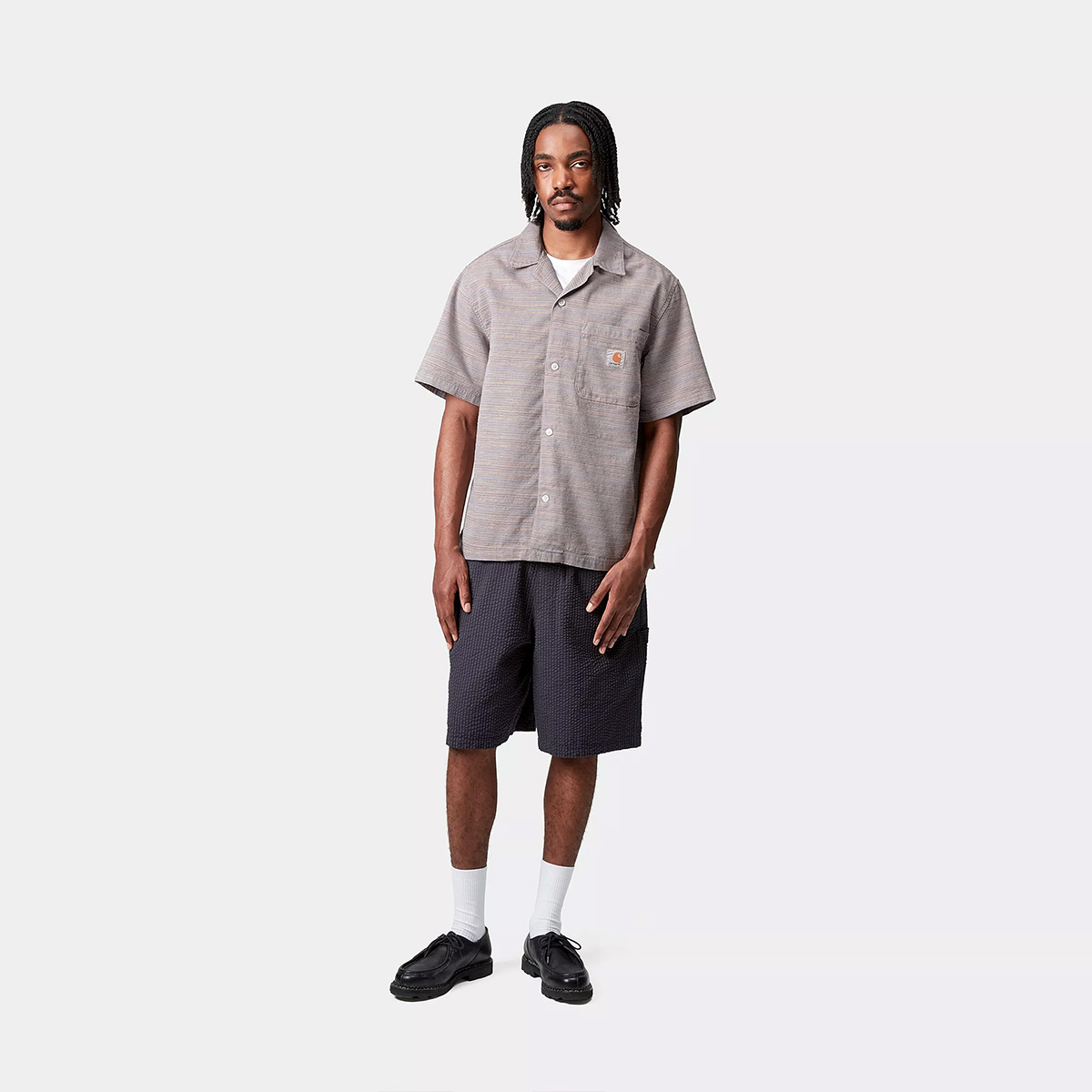 Carhartt WIP Gellar Shirt Gellar Stripe Wax Rinsed Carhartt WIP Gellar Shirt Gellar Stripe Wax Rinsed