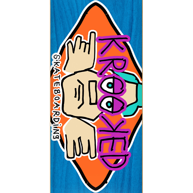 Krooked Arketype Skateboard Deck 7.75 Krooked Arketype Skateboard Deck 7.75