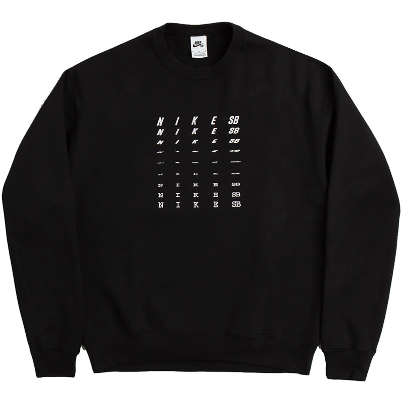 Nike SB Fade Crewneck Sweater Black Nike SB Fade Crewneck Sweater Black