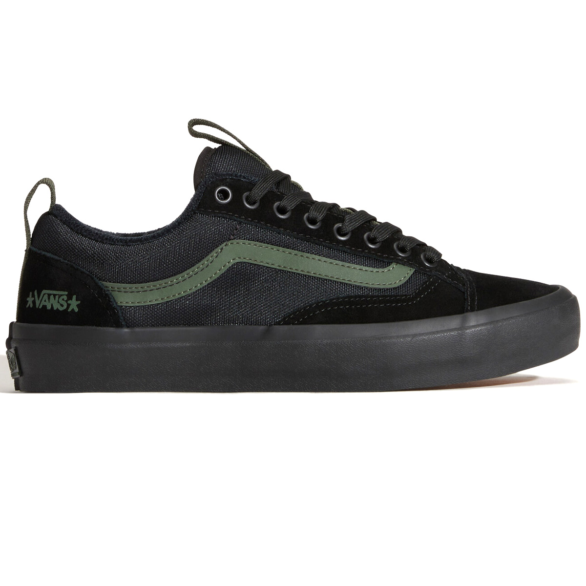 Vans Skate Old Skool 36+ Atiba Black/Dark Green