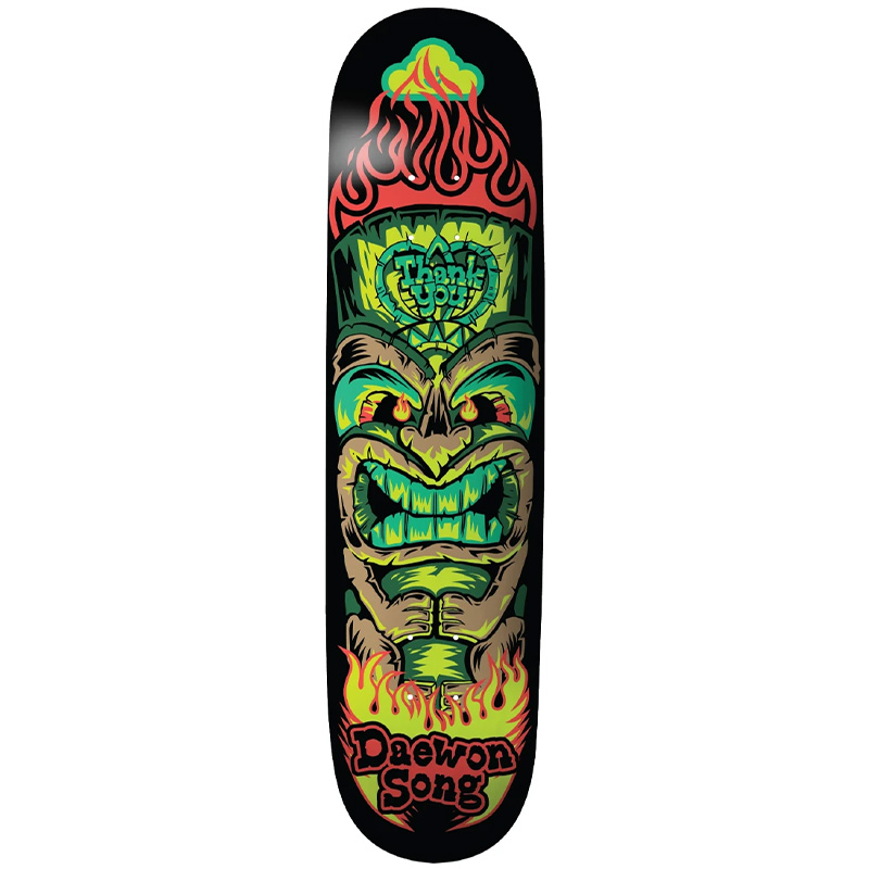 Thank You Daewon Song Tiki Skateboard Deck Multi 8.0