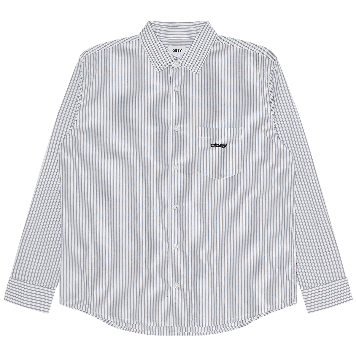 Obey William Longsleeve Shirt White