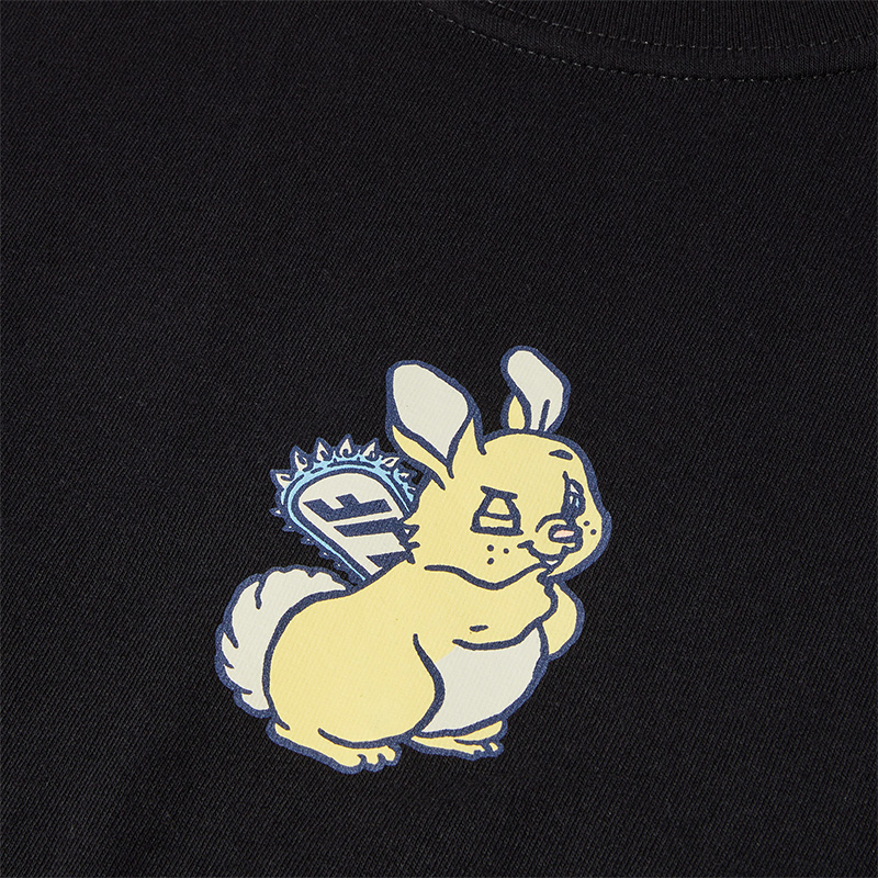 HUF Bad Hare Day T-Shirt Black HUF Bad Hare Day T-Shirt Black