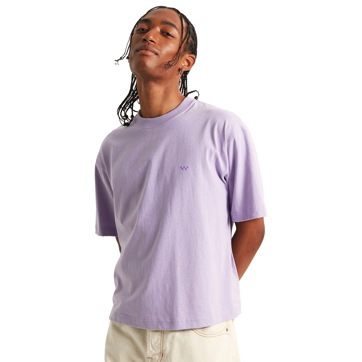 Vans Blurred Face Short T-Shirt Soft Orchid